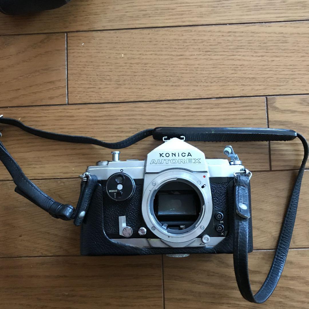 中古。レトロなカメラ。Konica。AUTOREX