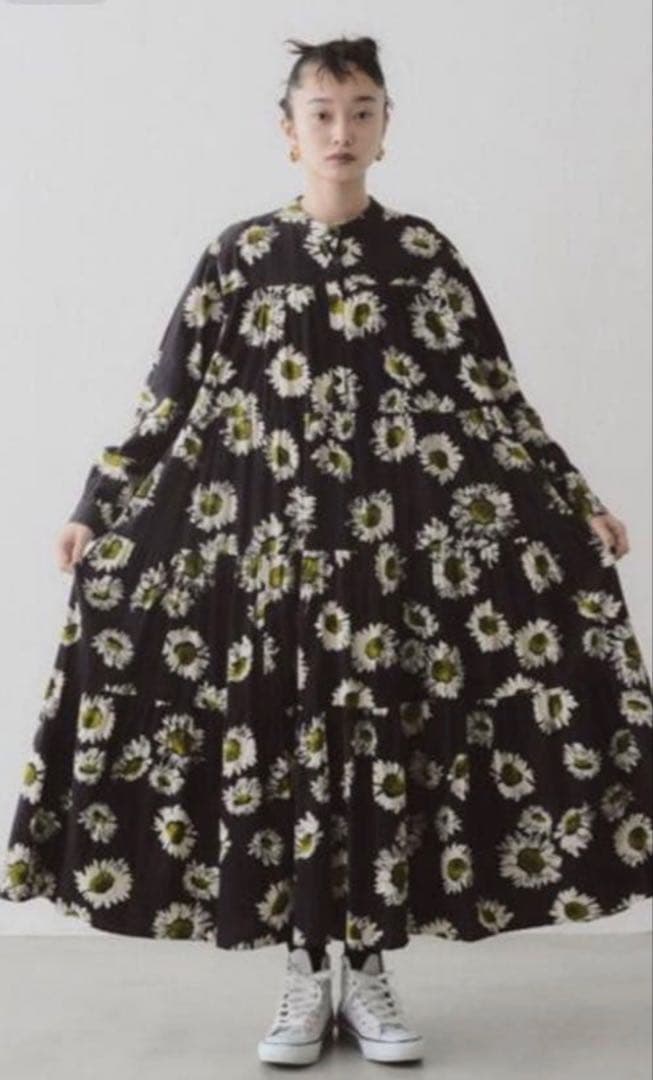 manana suerte マニャーナスエルテ　ロングワンピース　花柄　総柄