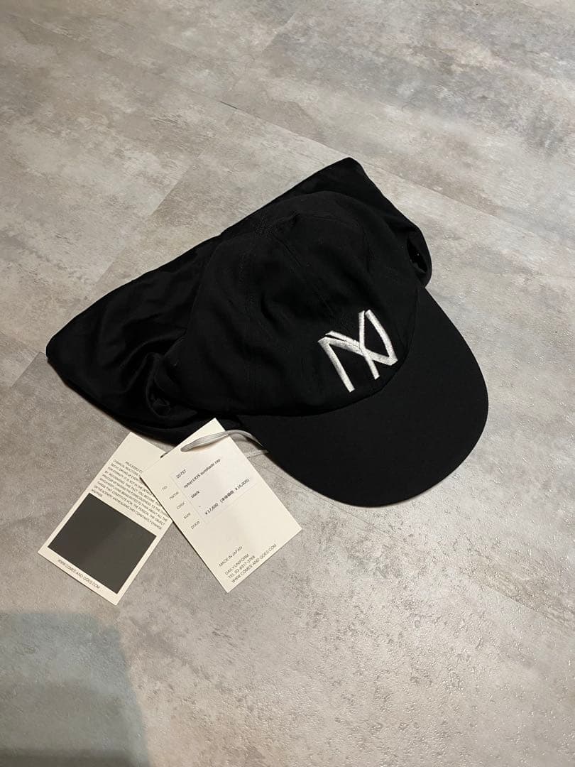 Comesandgoes サンシェードキャップ NYカムズアンドゴーズ 黒