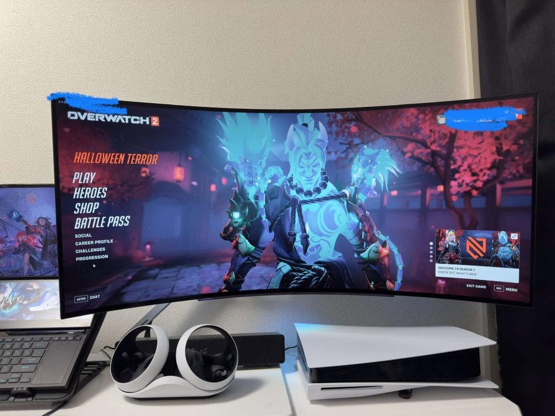 LG ゲーミングモニター UltraGear 45GR95QE-B 44.5\