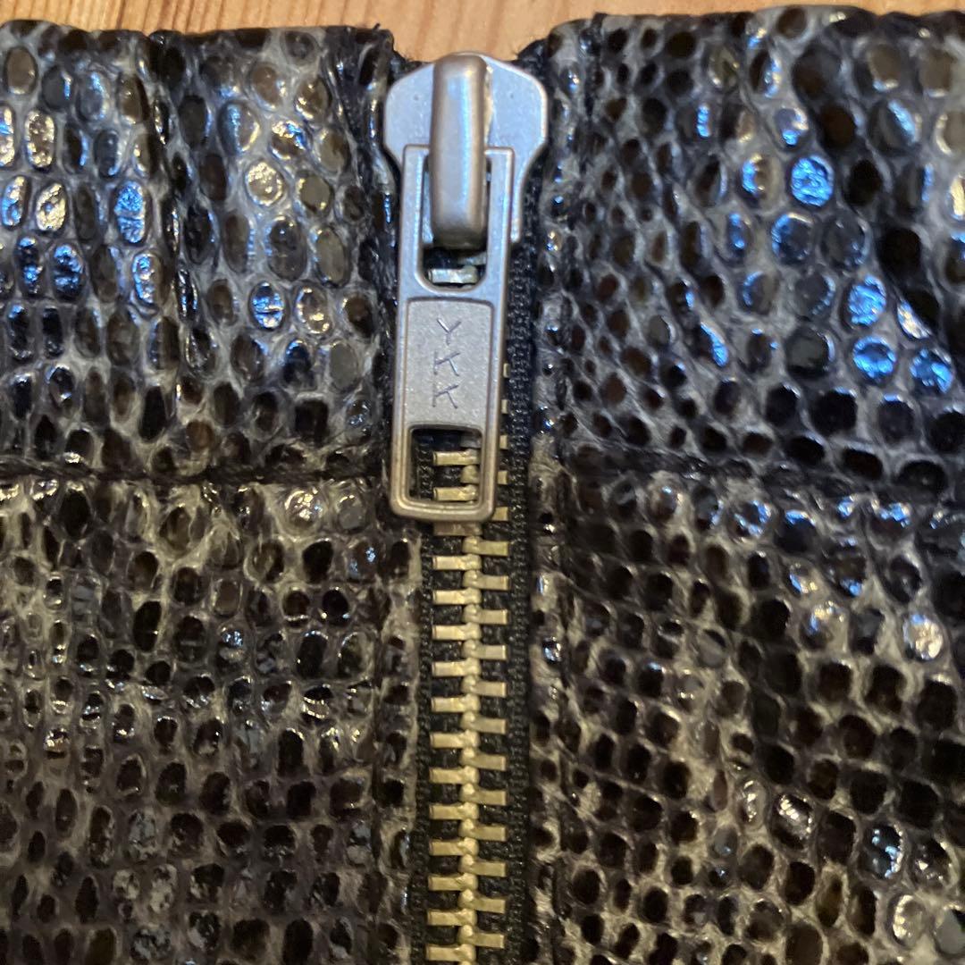 Lieve Van Gorp✨美品 99AW本革アートピースパイソンレッグカバー