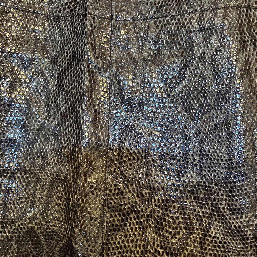 Lieve Van Gorp✨美品 99AW本革アートピースパイソンレッグカバー