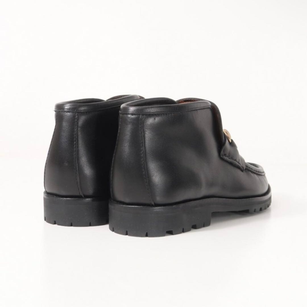 【美品】GUCCI グッチ ホースビット チャッカブーツ レザー ブラック