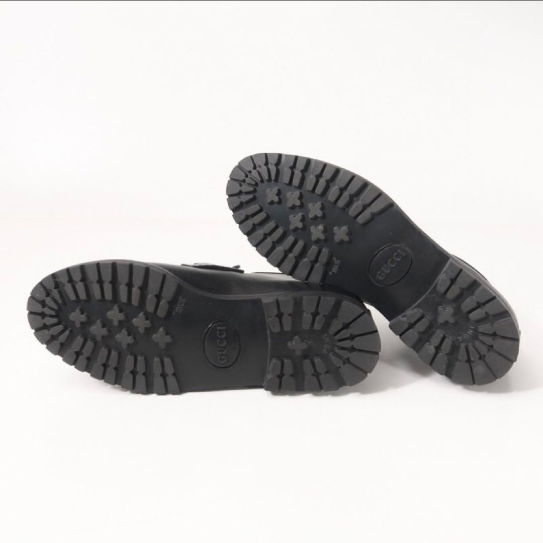 【美品】GUCCI グッチ ホースビット チャッカブーツ レザー ブラック