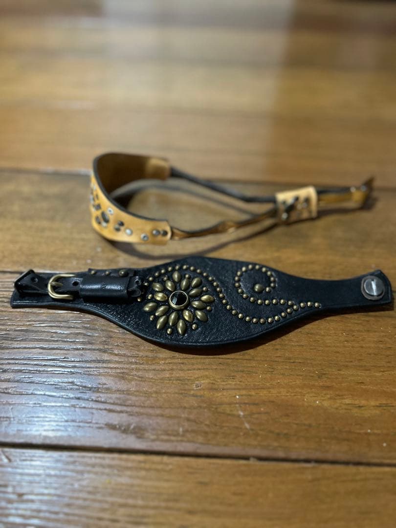 カメラレザーハンドストラップ2本　新品