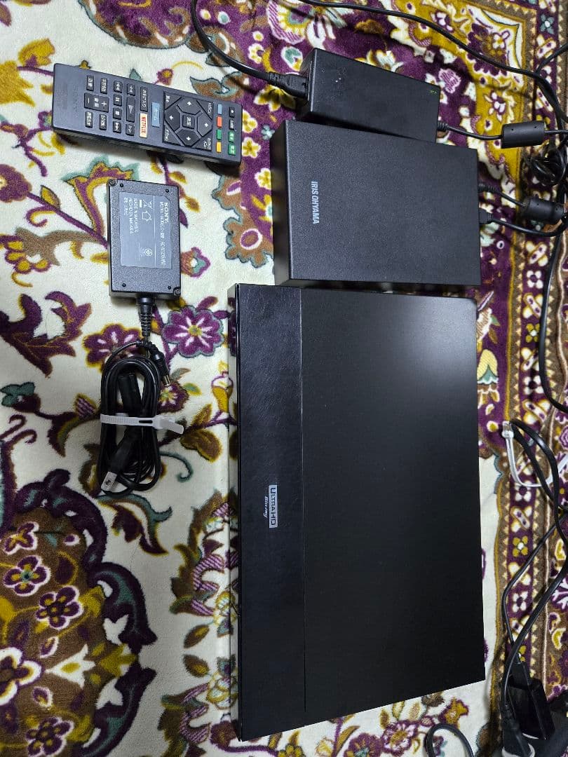 Sony UBP-X700ブルーレイプレーヤー・外付けハードディスク