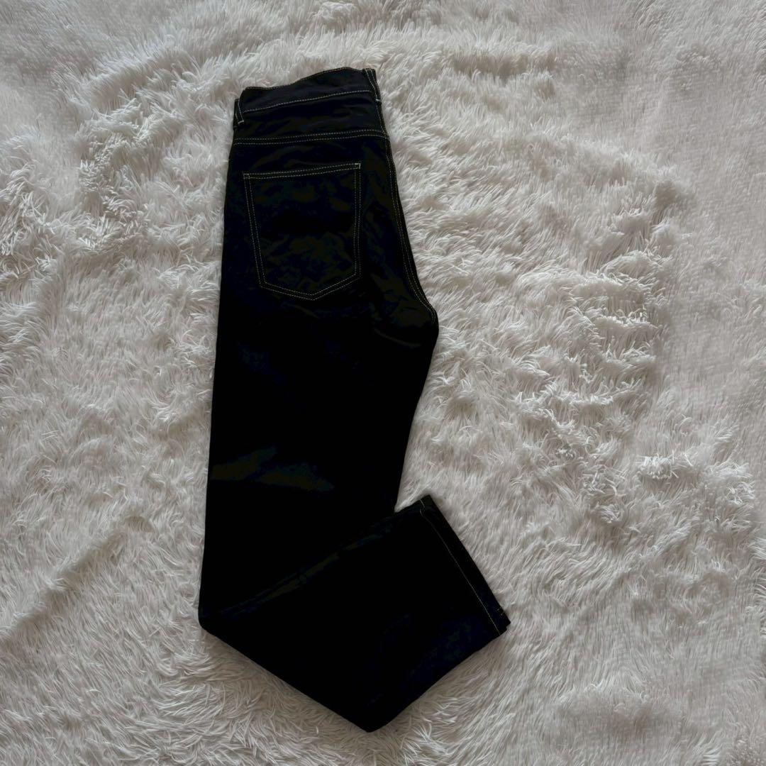 ZARA✨デニム　セットアップ　上下　ブラックデニム　ステッチ　M