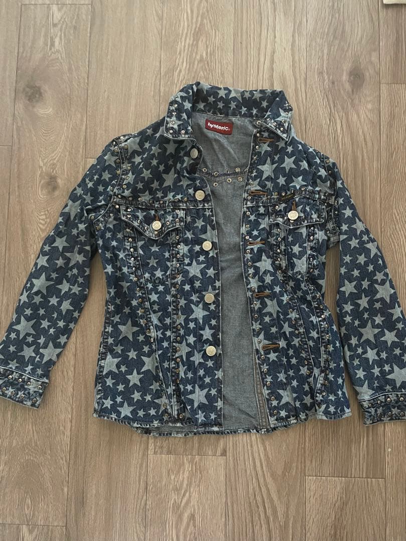 ♡ HYSTERIC GLAMOUR スタッズ デニムジャケット 星柄 ♡