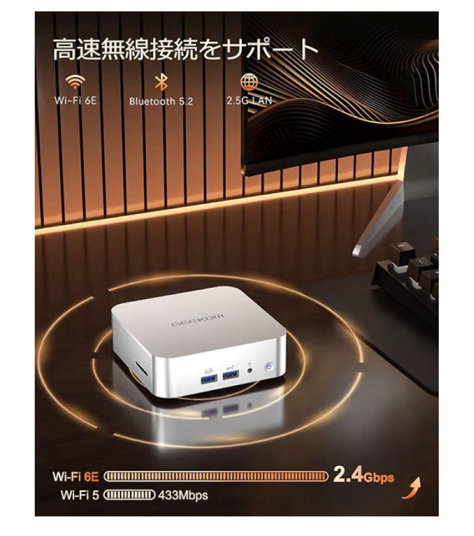 GEEKOM ミニPC シルバー