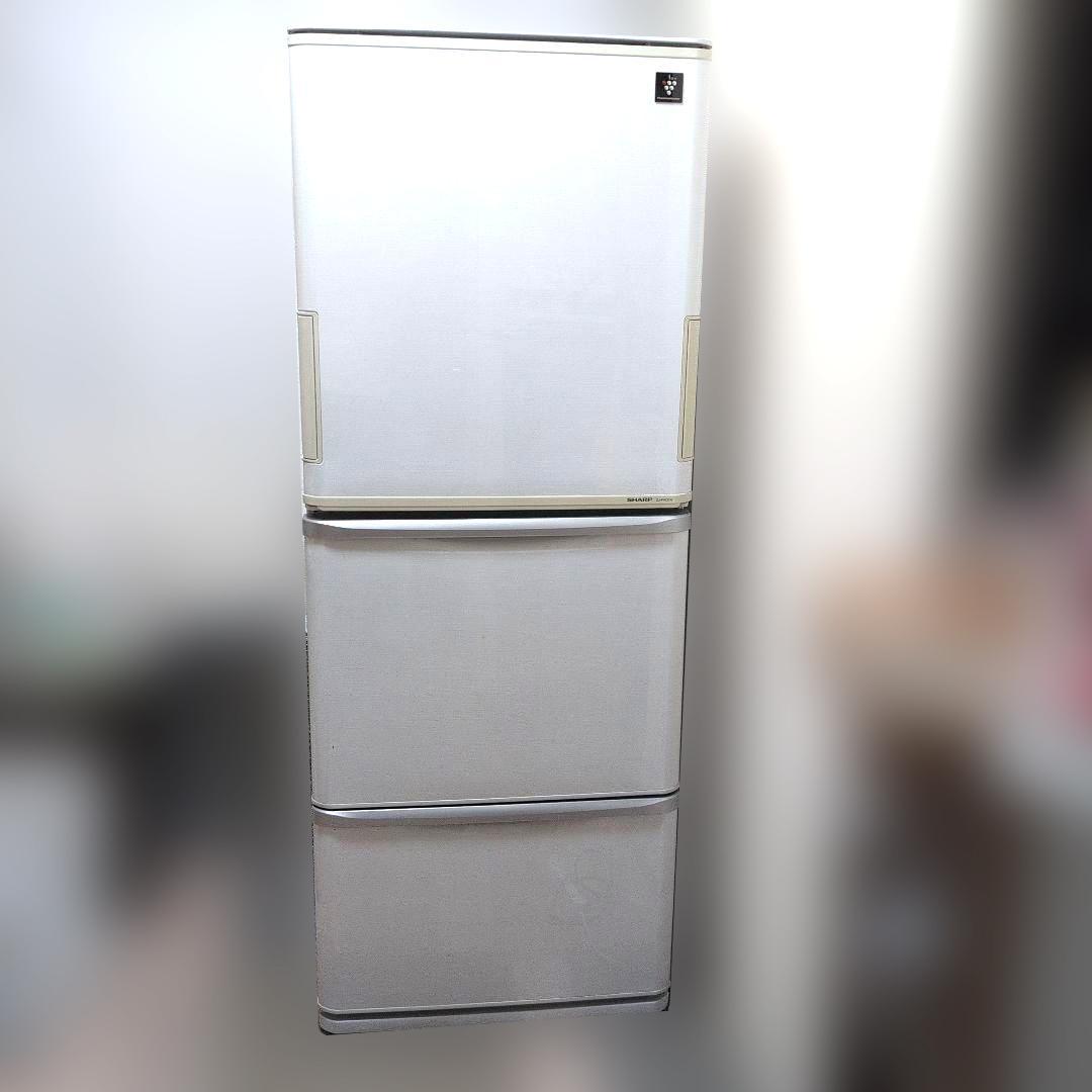 SHARP 冷凍冷蔵庫 プラズマクラスター 両開き 314ℓ 自動製氷機能付き