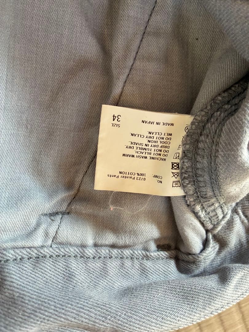 shishikuiペインターパンツ　34