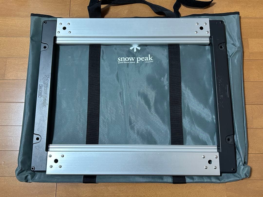 スノーピーク IGTフレームショート＋収納ケース＋ウッドテーブル竹