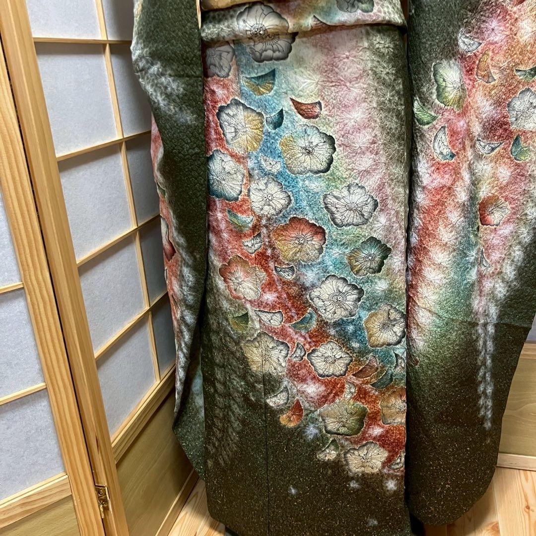 こさみ様［5486］振袖 4点セット 美品 辻ヶ花 成人式 卒業式正絹 着物 袷