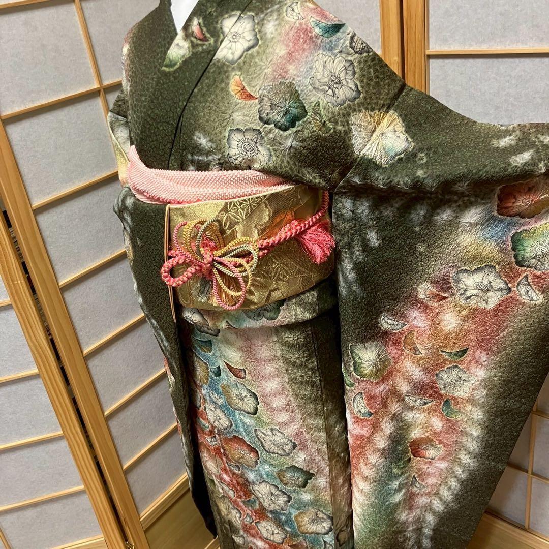 こさみ様［5486］振袖 4点セット 美品 辻ヶ花 成人式 卒業式正絹 着物 袷