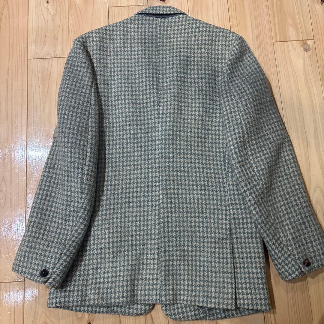 ハリスツイード　テーラードジャケット　古着