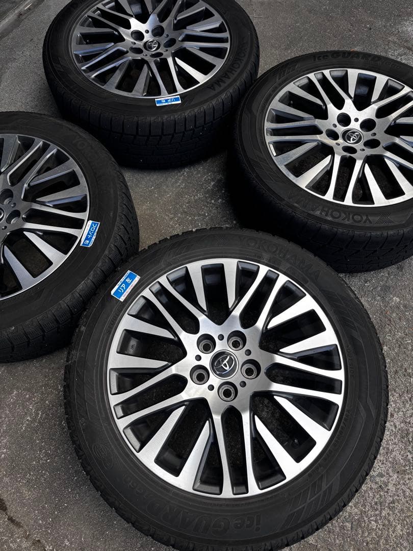 K*様 アルファード 純正ホイール ヨコハマ 18インチ ホイールセット4本スタ