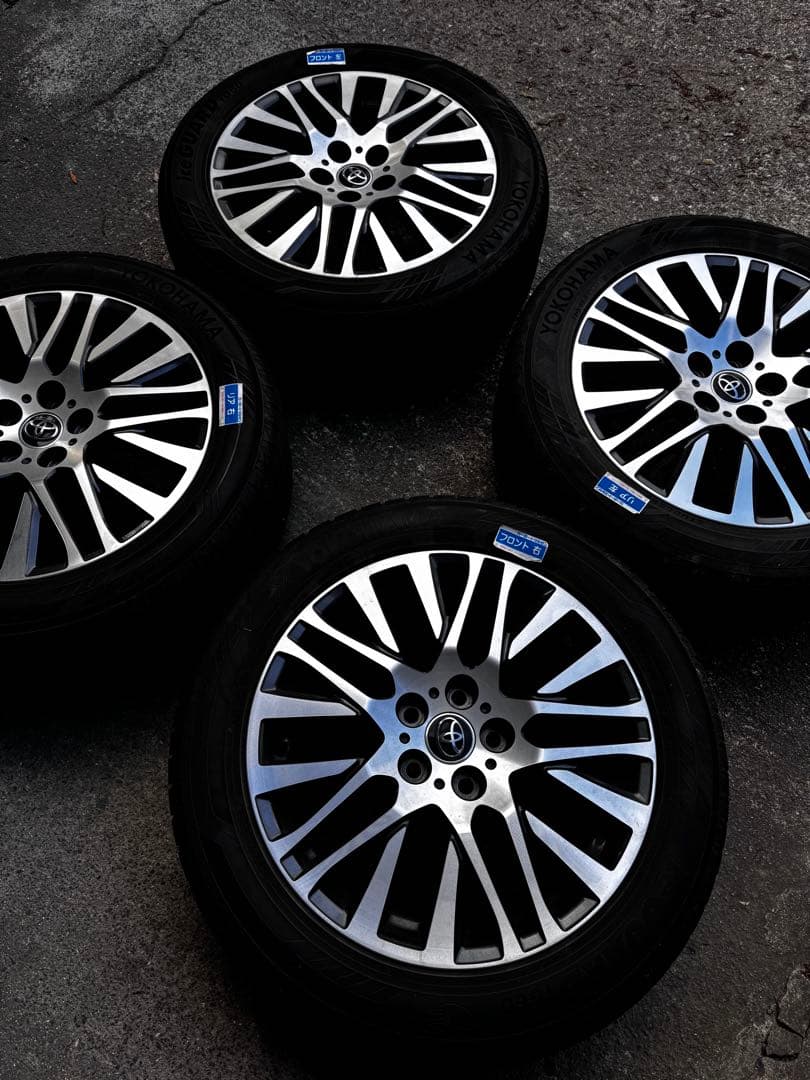 K*様 アルファード 純正ホイール ヨコハマ 18インチ ホイールセット4本スタ