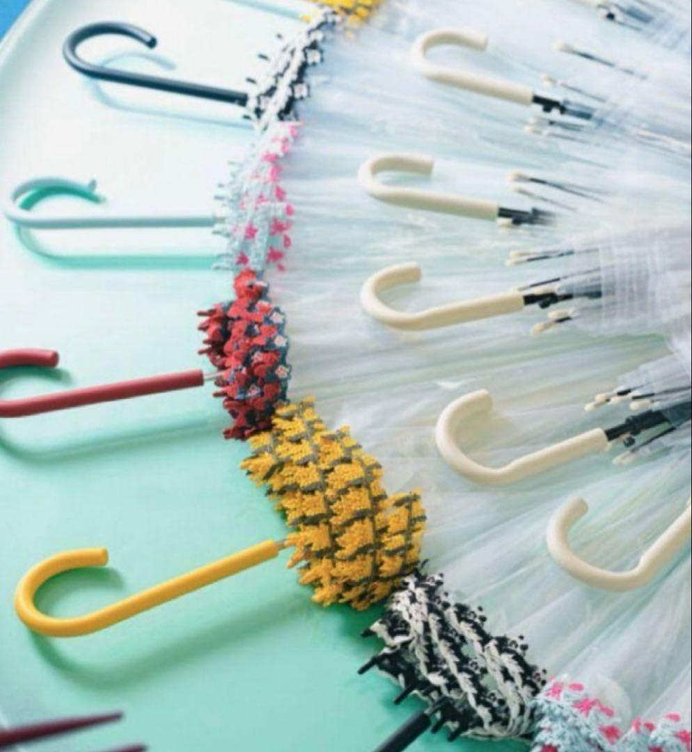 新品　近沢レース　ハッピーレースアンブレラ/ミモザブーケ