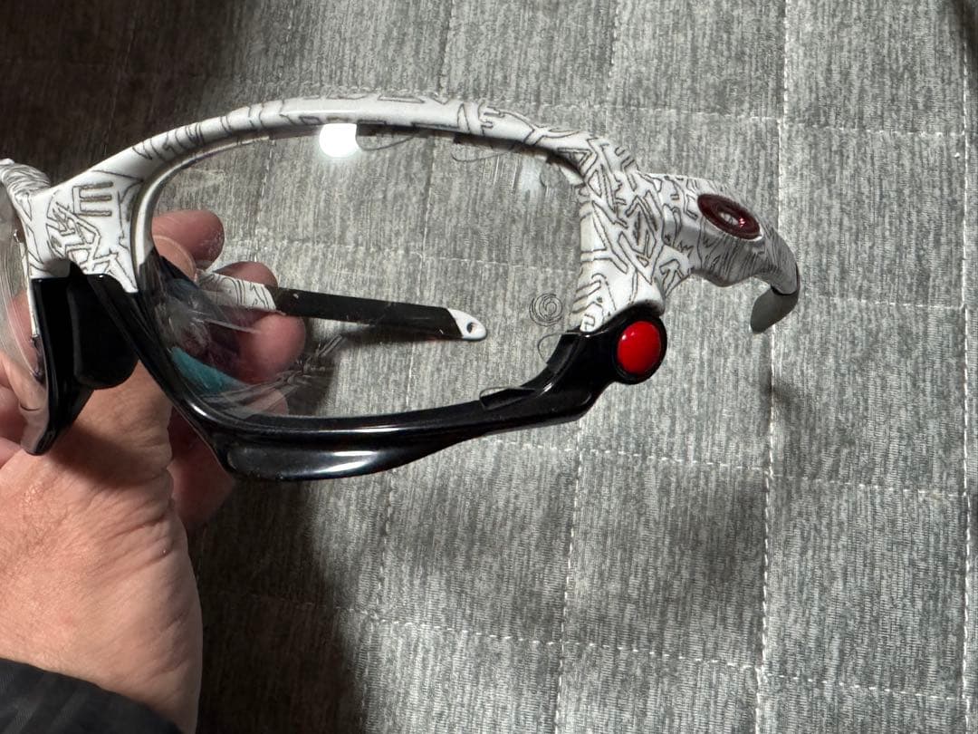 OAKLEY レーシングジャケット ホワイト/ブラック