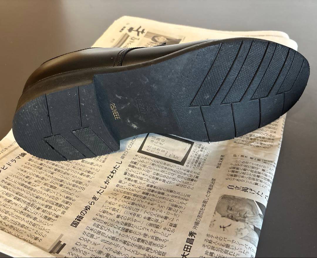 【美品】REGALリーガル ストレートチップ　グッドイヤーウェルト 黒25.5