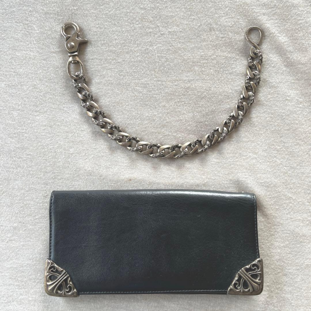 CH ファンシーウォレットチェーンショート&シングルフォールドウォレット