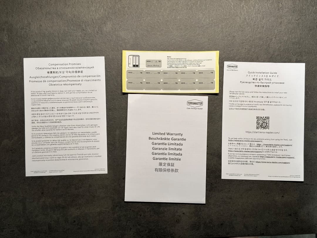 【ほぼ新品】TERRAMASTER F4-425 NAS 4ベイ