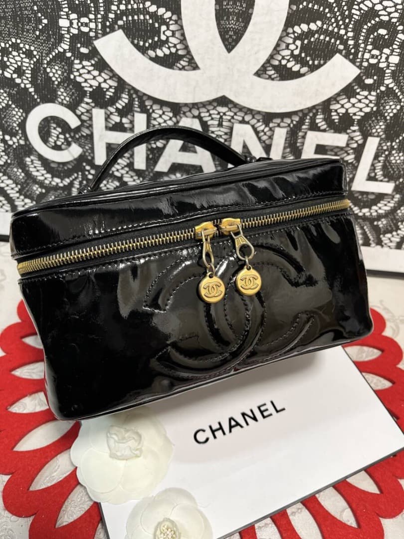 ◆◇ 極上美品 CHANEL ★ シャネル バニティ ヴァニティ バッグ 鏡つき