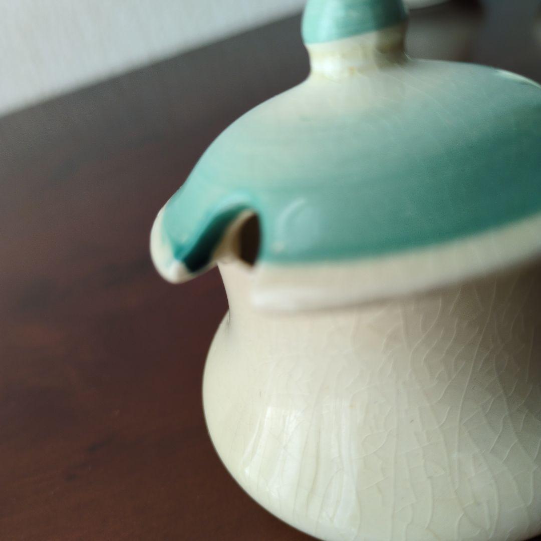 スージークーパー＊ドレスデン＊調味料3点セット＊グリーン