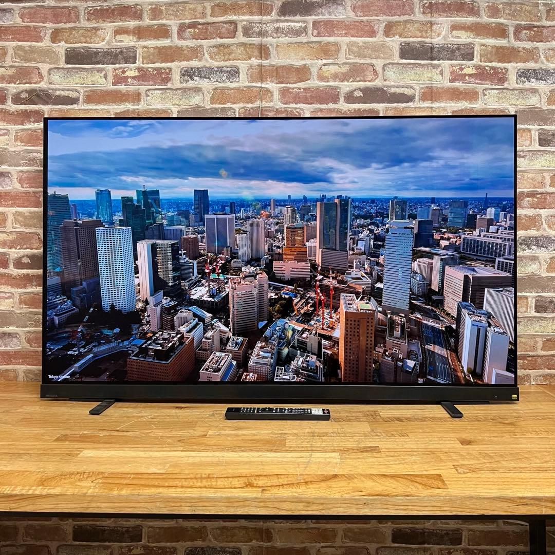 東芝 55V型 4K 有機ELテレビ REGZA 55X9900L タイムシフト