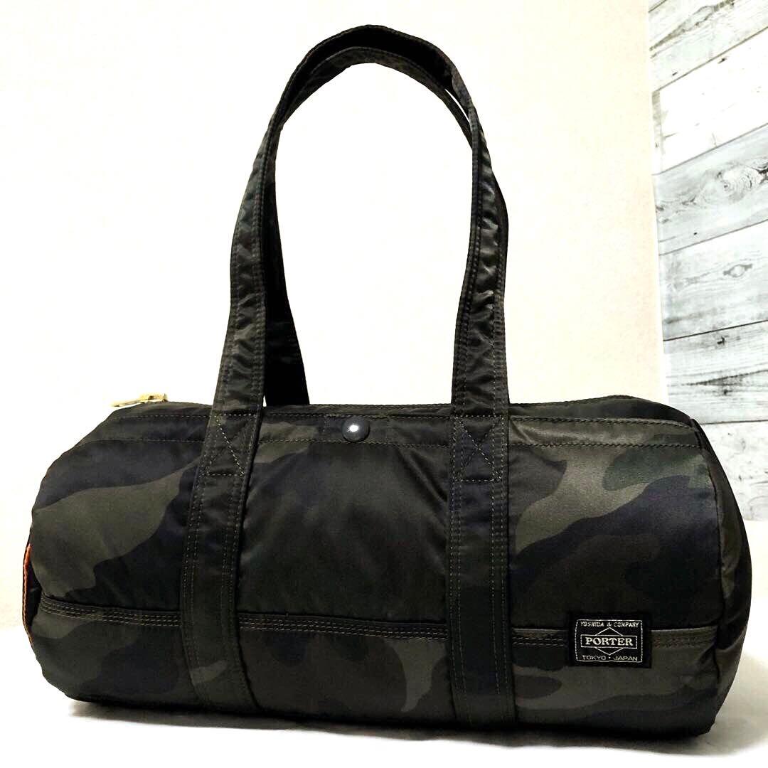 超美品✨希少 30周年 ポータータンカー ミニボストンバッグL カモフラグリーン