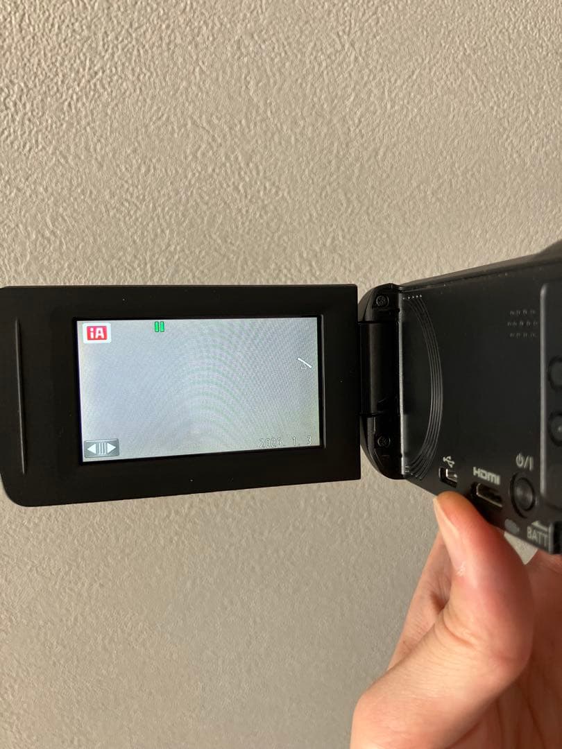 パナソニック HDビデオカメラ ブラック HC-V360MS-K ケース付