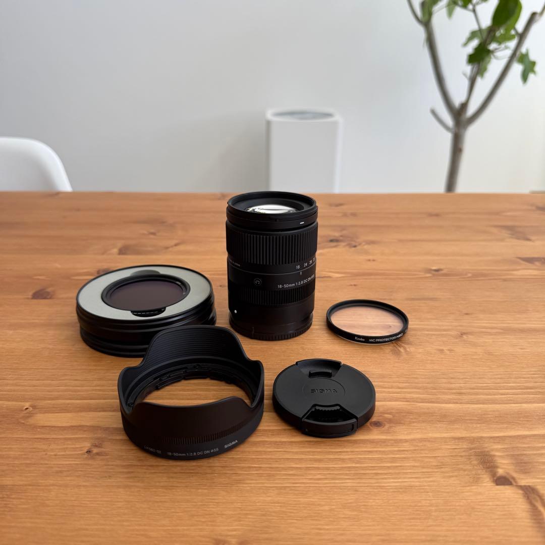超美品 SIGMA 18-50mm DN F2.8 ND付 Sony Eマウント