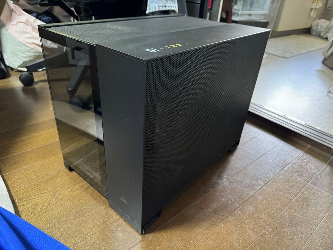 Corsair 2500X ブラック ミドルタワーPCケース ケースファン付き