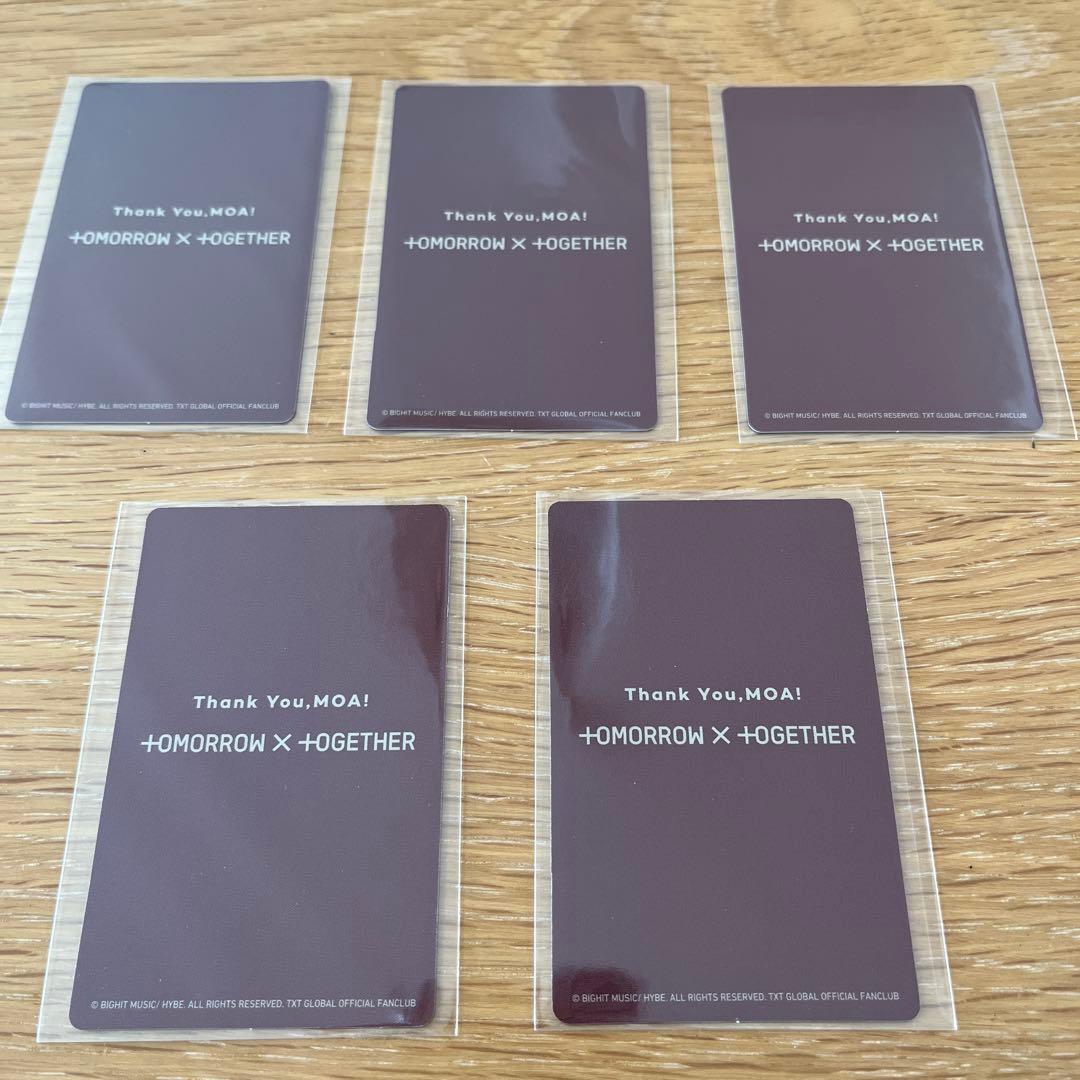 TXT FC 2023 アンケートトレカ　５枚セット