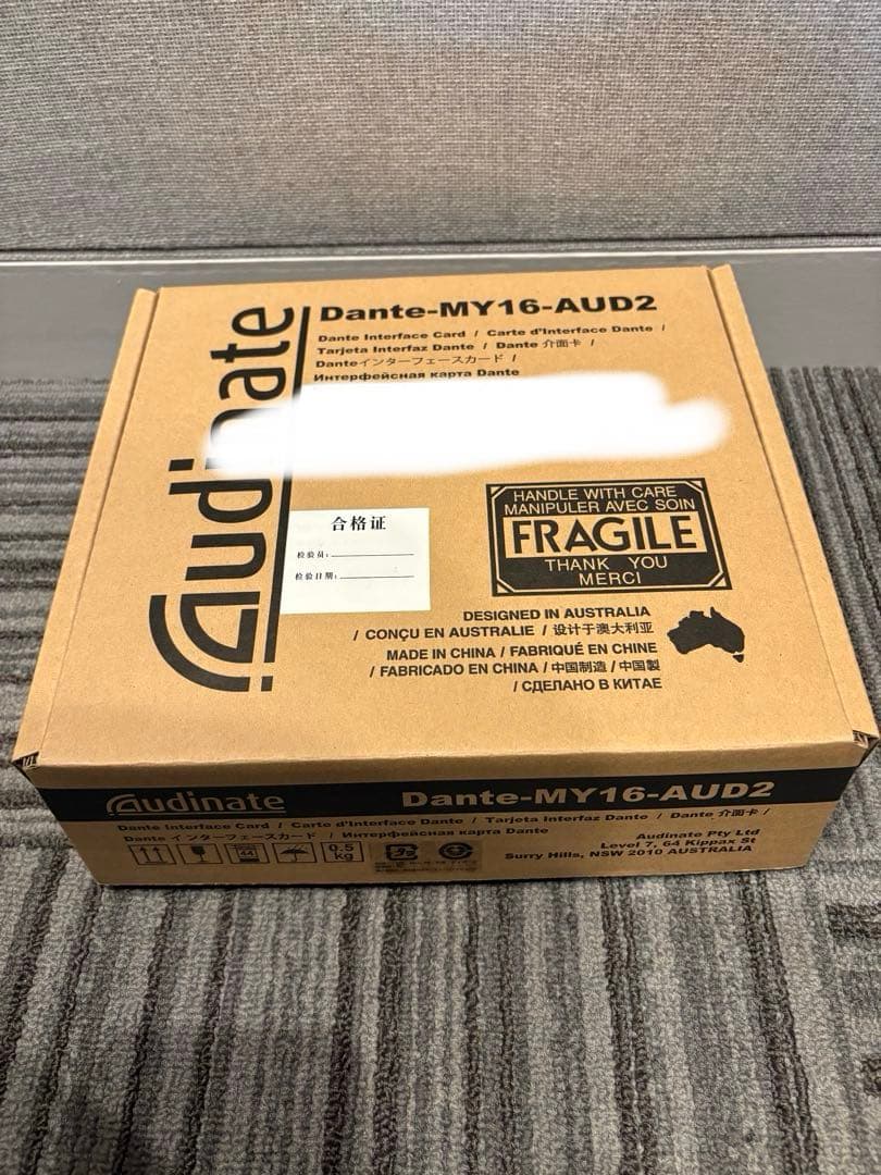 Audinate Dante-MY16-AUD インターフェイスカード