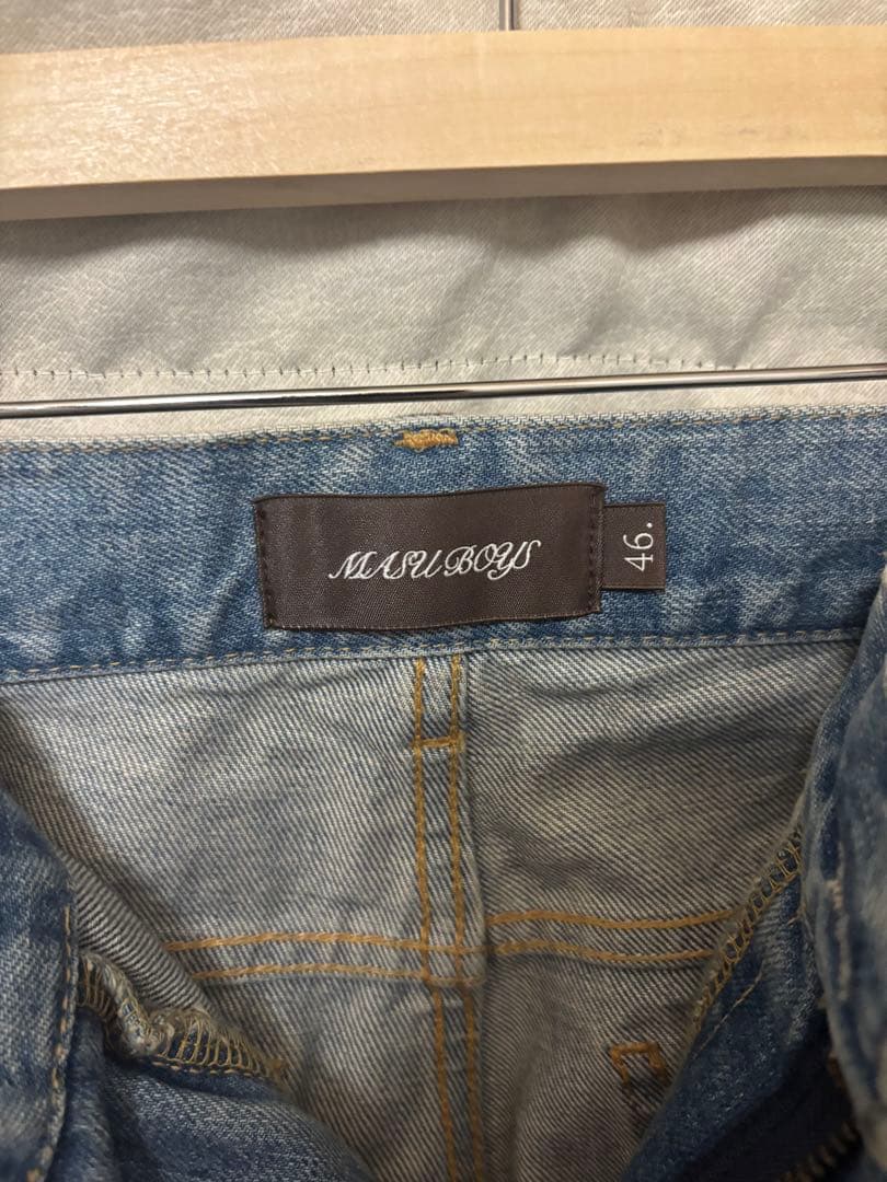 パンツ MASU BOYS EMBLEM BAGGY JEANS 25SS