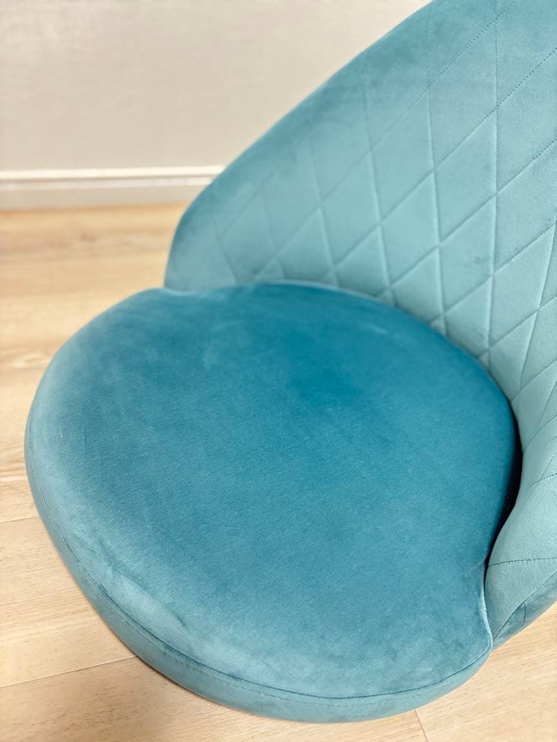 ロウロウヤ LOWYA ベロア調 一人掛けローソファ 座椅子　2個セット