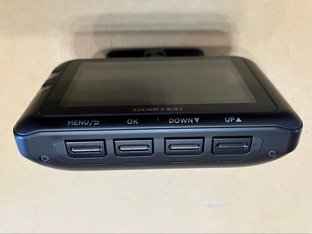 コムテック ZDR-045 前後2カメラ ドライブレコーダー 作動OK！