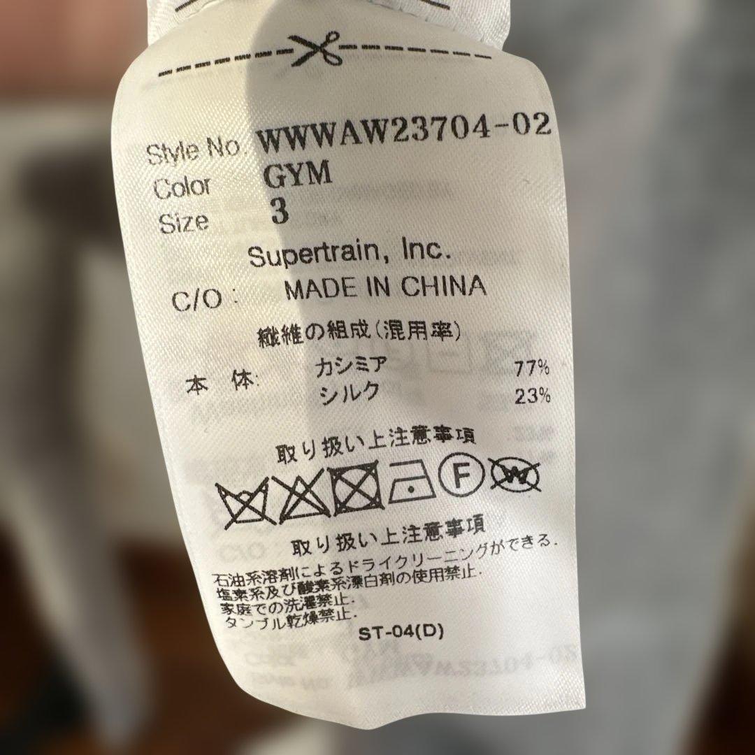 ワック　カシミヤ混セーター