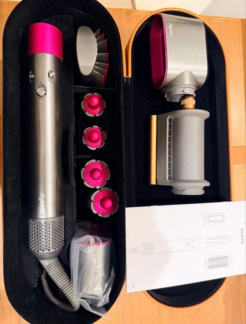 Dyson Airwrap シルバー・ピンク 収納ケース付き