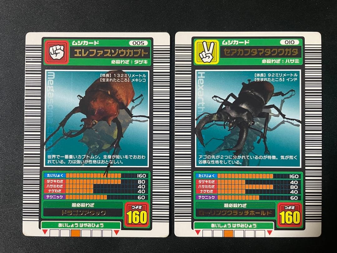 ✡*✡様 ムシキング　ロングバーコード　まとめ売り　エレファスゾウカブト　セアカ