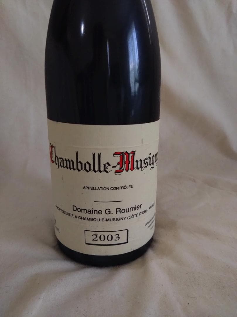 ジョルジュ・ルーミエ　シャンボールミュジュニー　2003