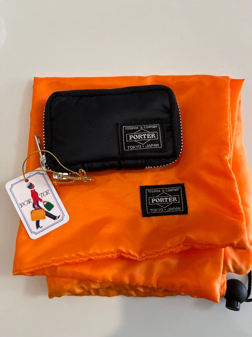 【タグ付き】PORTER/TANKER ポーター/タンカー　キーケース　ブラック