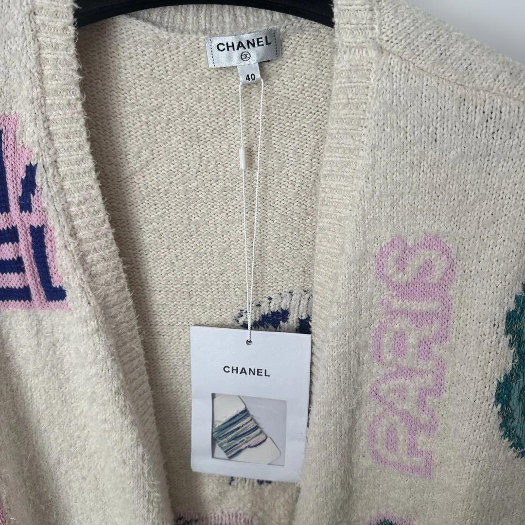 CHANEL カーディガン エクリュ 40 ベルト無し
