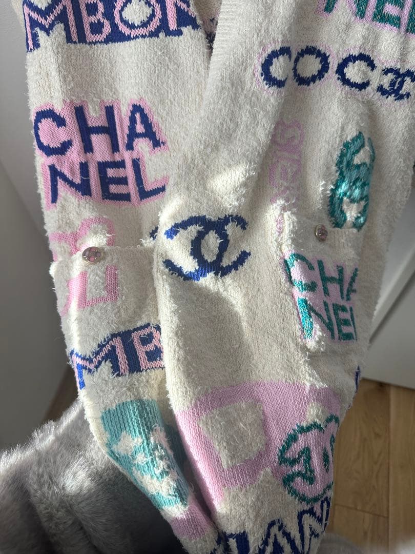 CHANEL カーディガン エクリュ 40 ベルト無し