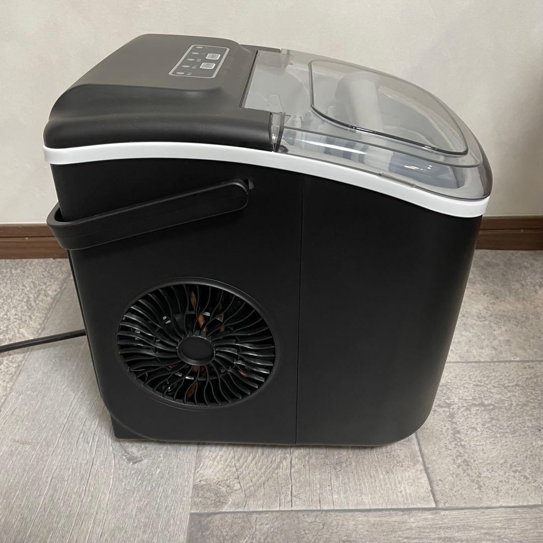 動作確認済 ecozy 製氷機 黒 2024年製 高速製氷 IM-BS260C