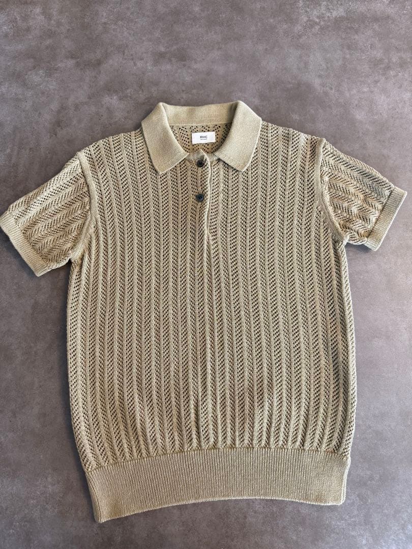 RHC Ron herman 半袖ポロシャツ サマーニット