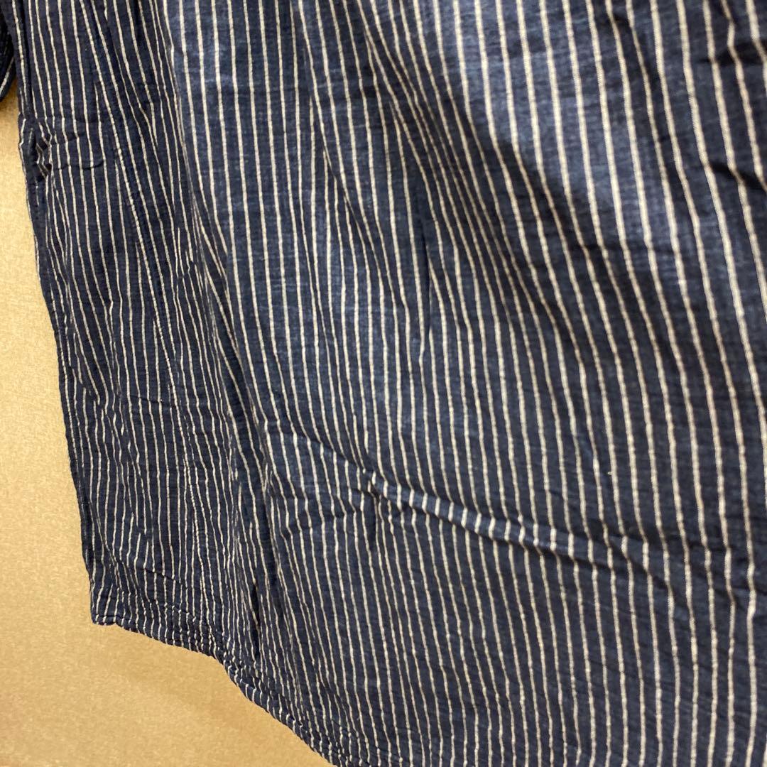 N781◯ 45Rコットンワンピース ストライプ