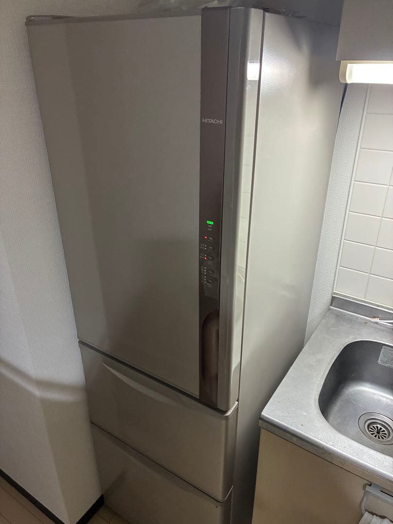 【8/5まで】日立 冷蔵庫 315L : R-K320HVL 左開き　送料無料