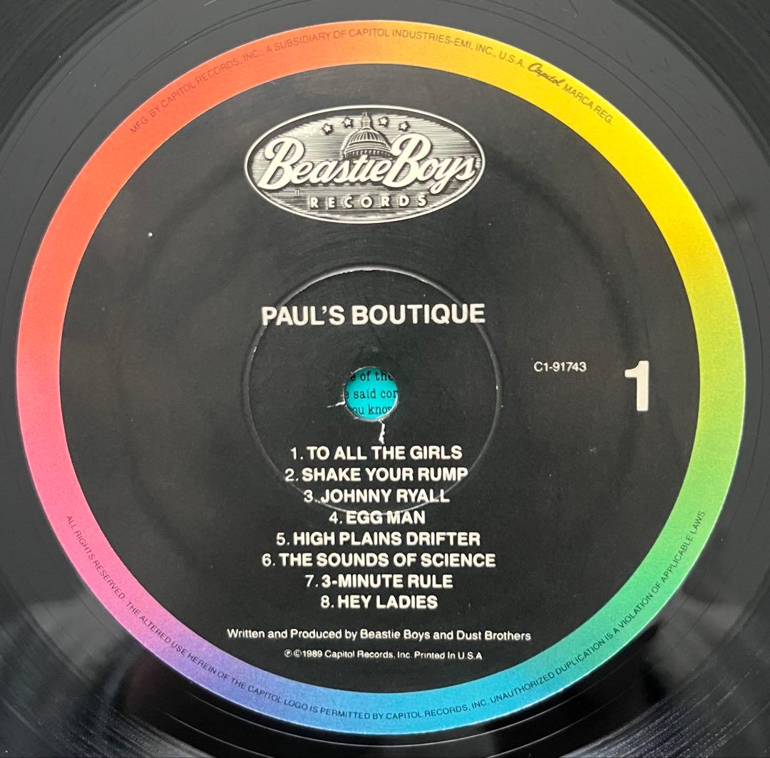 USオリジナル8面ジャケBEASTIE BOYS/PAUL’S BOUTIQUE